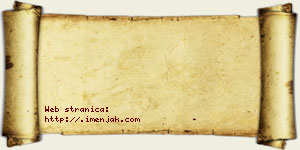 Mia Šakić vizit kartica